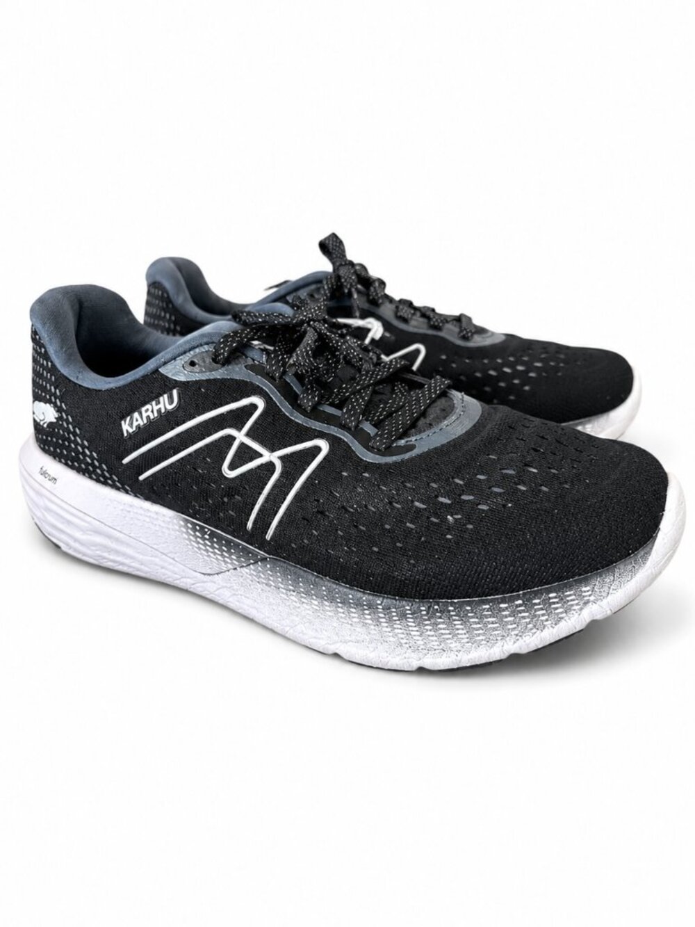 Karhu Ikoni Running Sneakers Women’s 8 Black Fulcrum Cushion Athletic Shoes